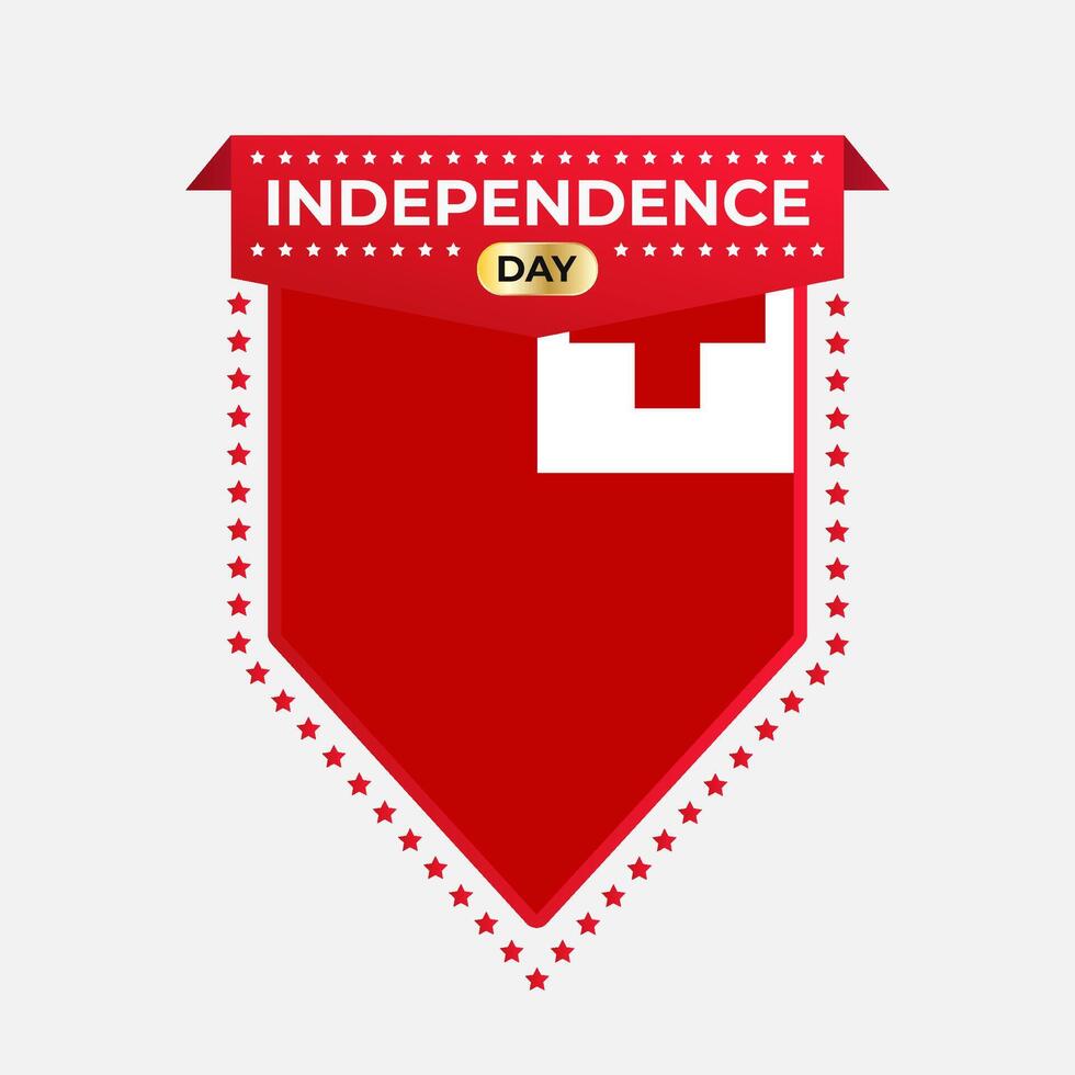 Tonga Independence Day Banner Design vector