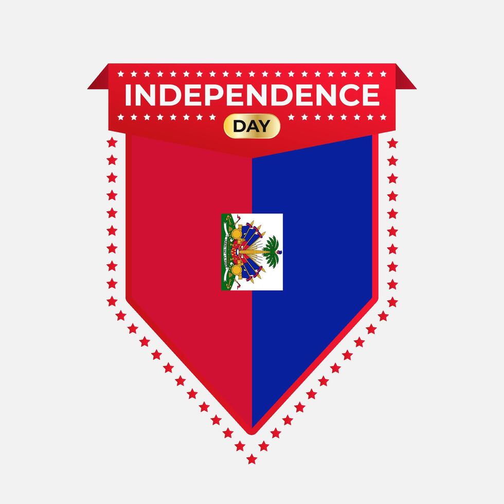 Haiti Independence Day Banner Design vector