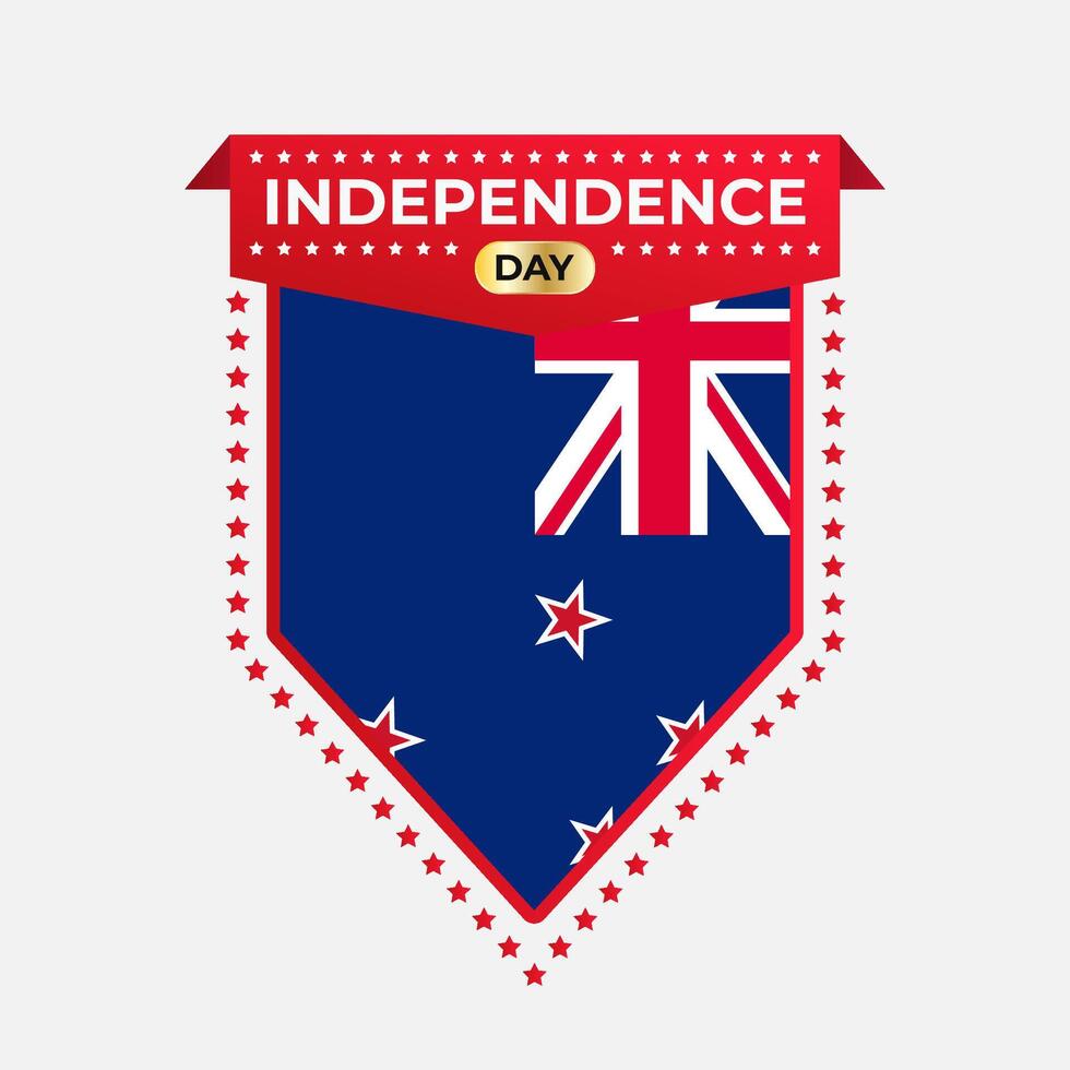 New Zealand Independence Day Banner Design vector