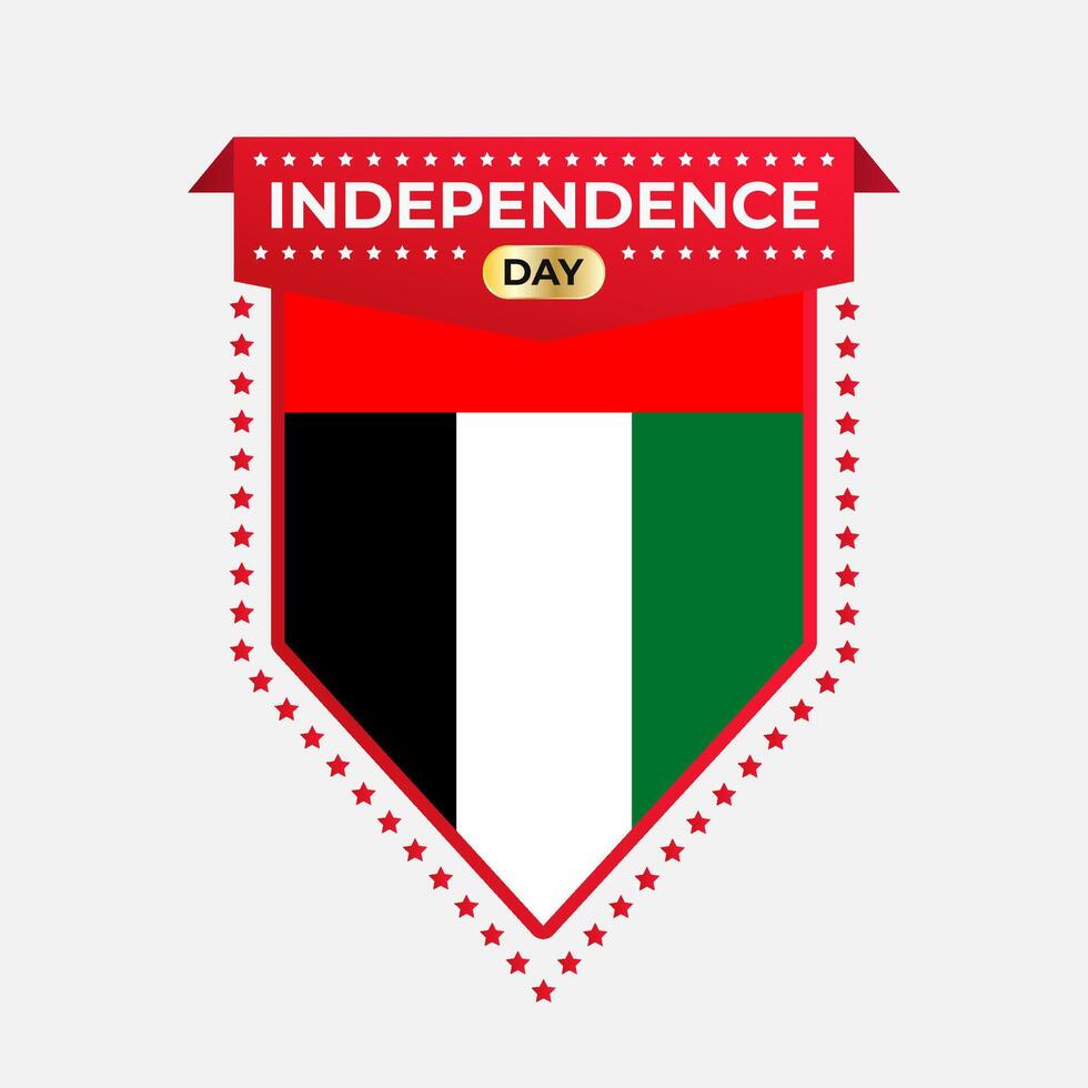 United Arab Emirates Independence Day Banner Design vector