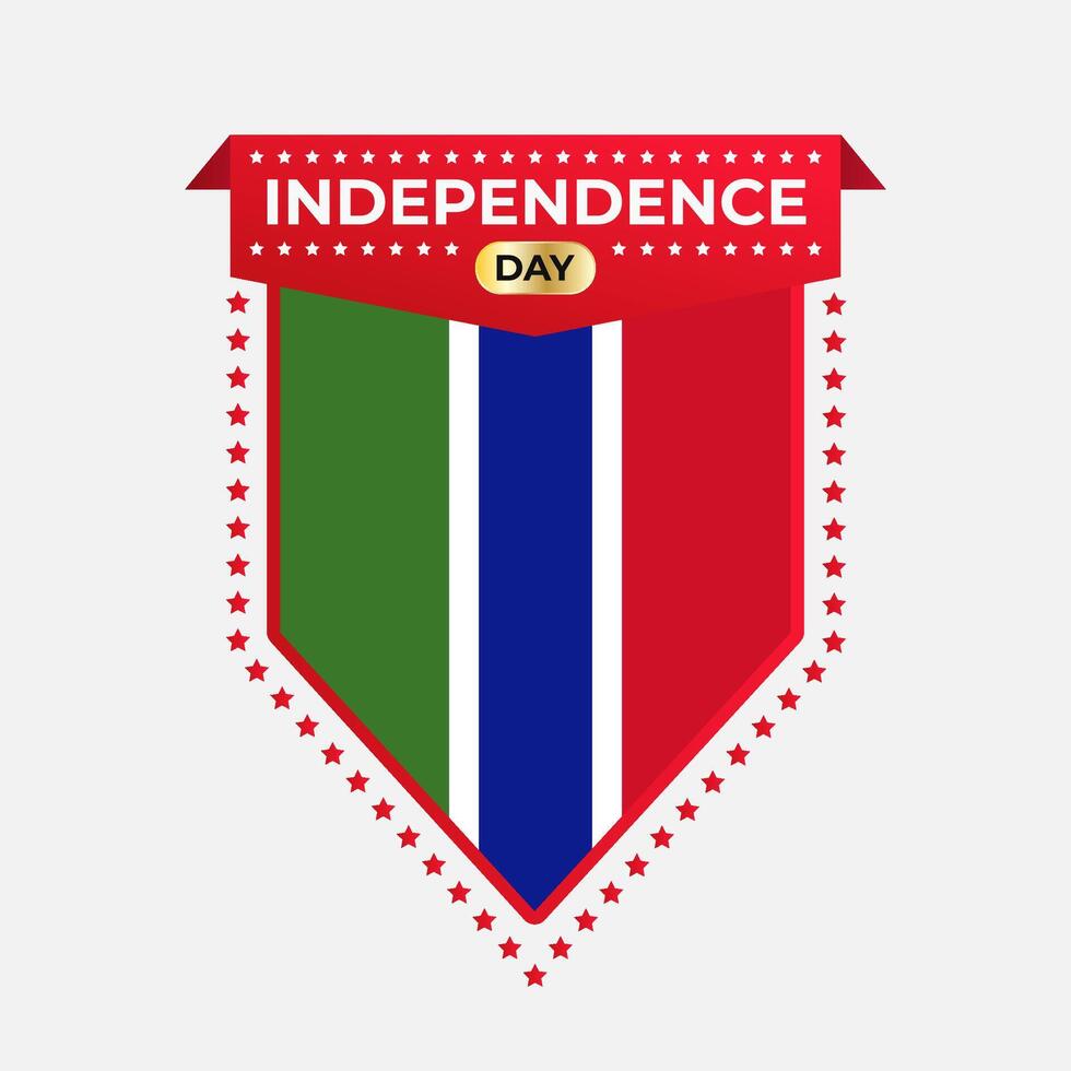 Gambia Independence Day Banner Design vector