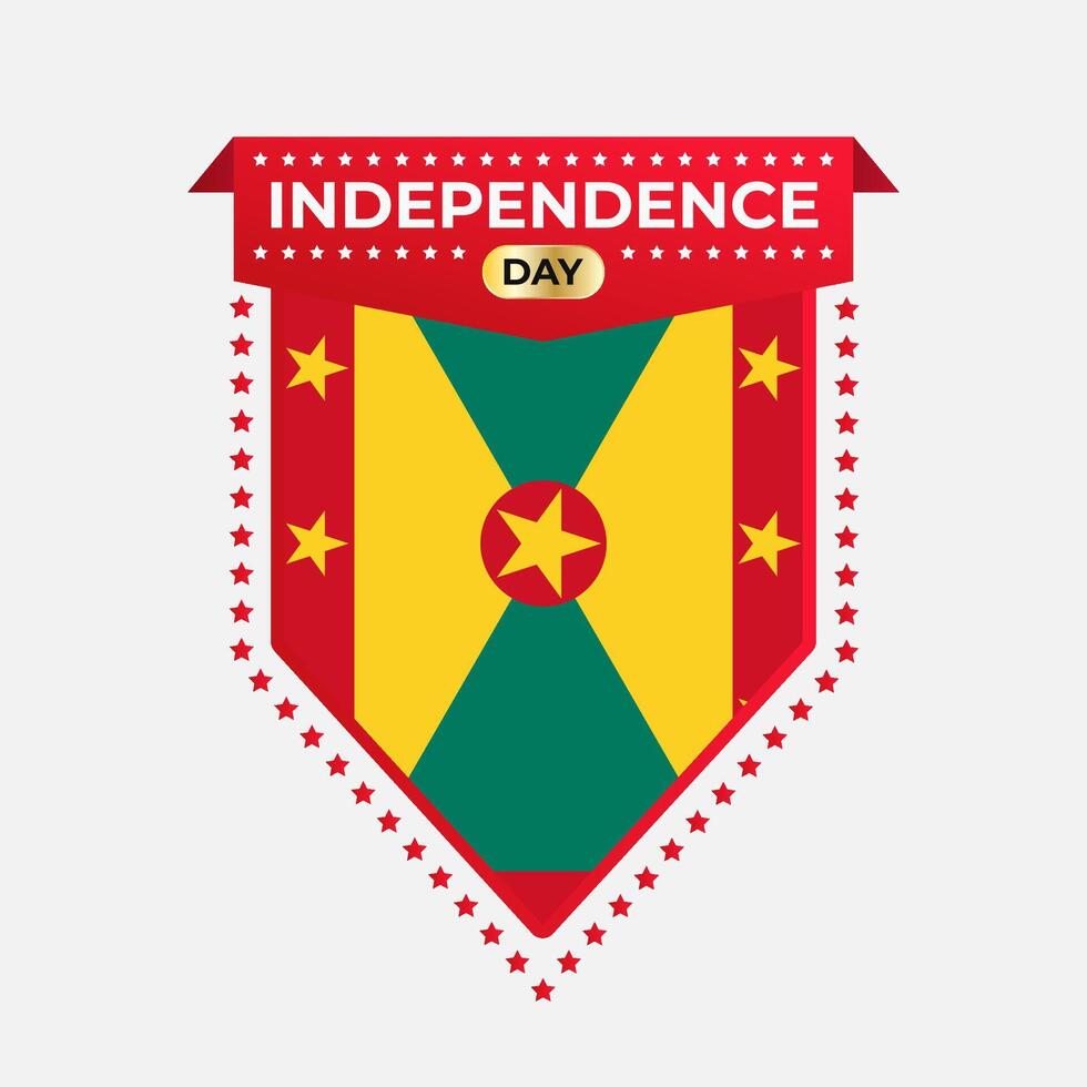 Grenada Independence Day Banner Design vector