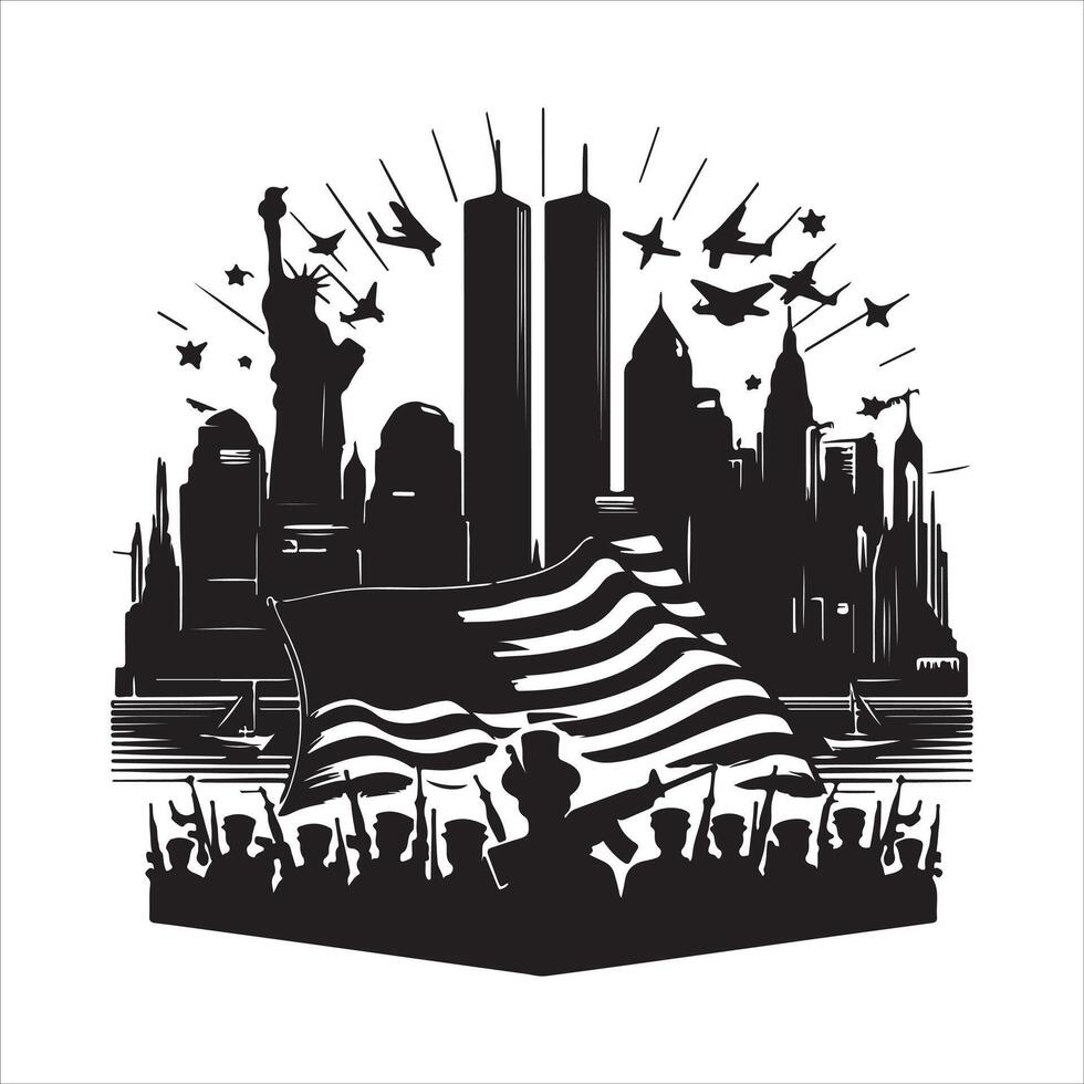 Patriots Day silhouette design with a Massachusetts white background eps download vector