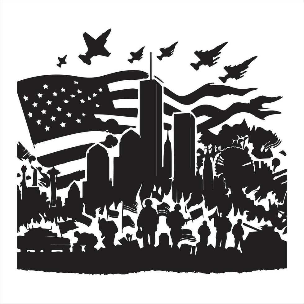 Patriots Day silhouette design with a Massachusetts white background eps download vector