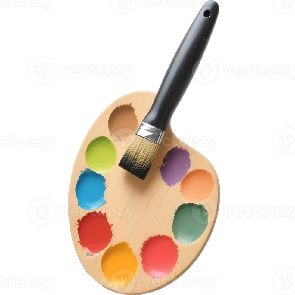 3d Icon color paint png