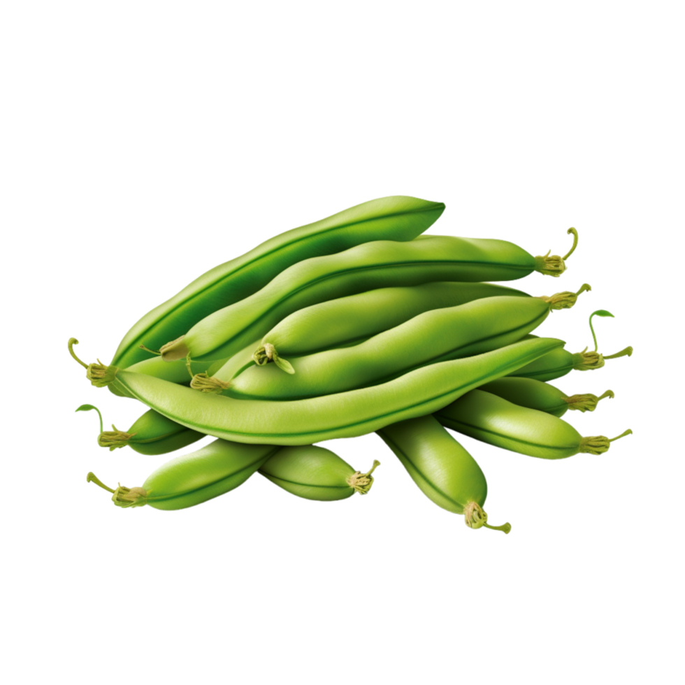 Generated Ai A bunch of green peas png