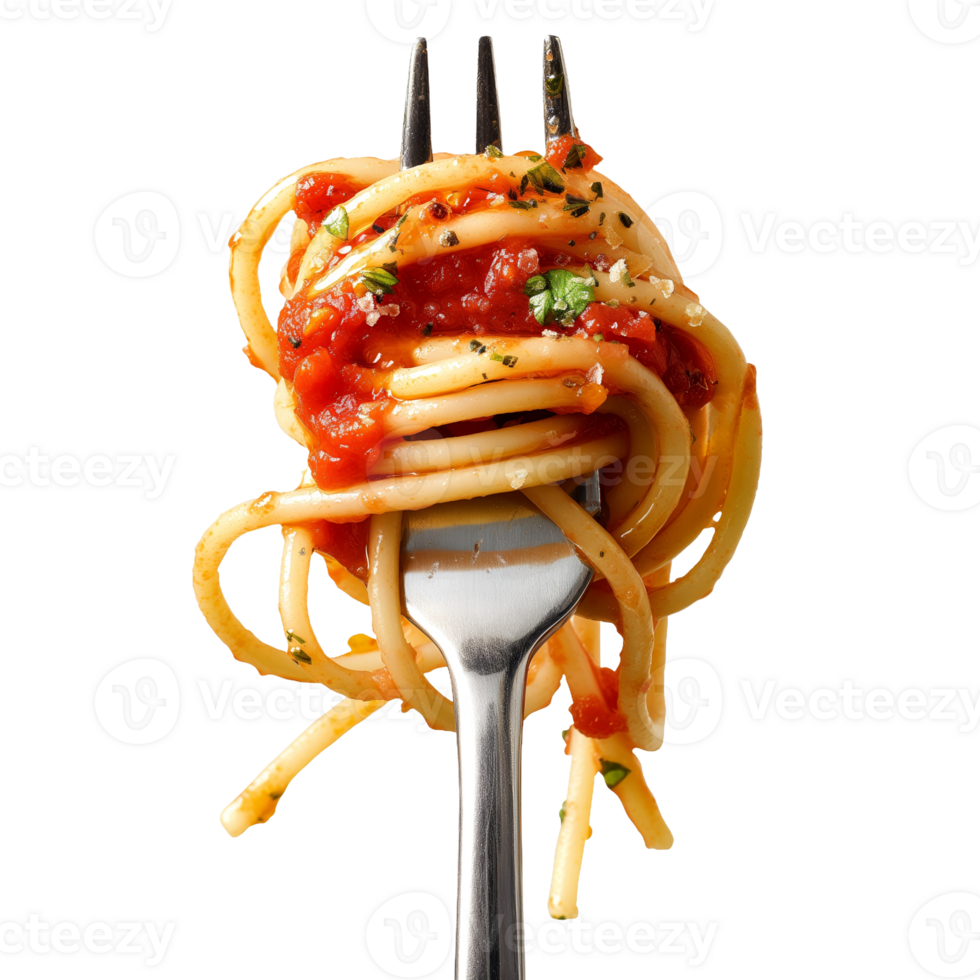 Spaghetti on a Fork png