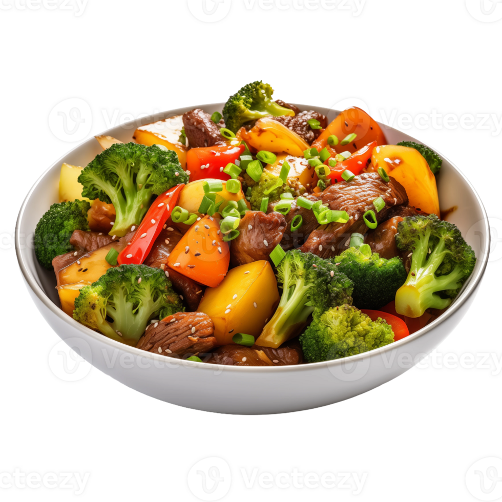 Beef and Vegetables Stir-Fry png