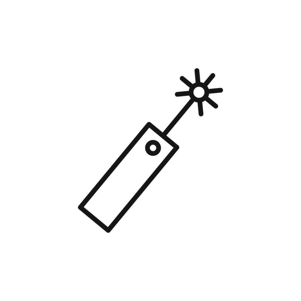 laser logo sign outline vector