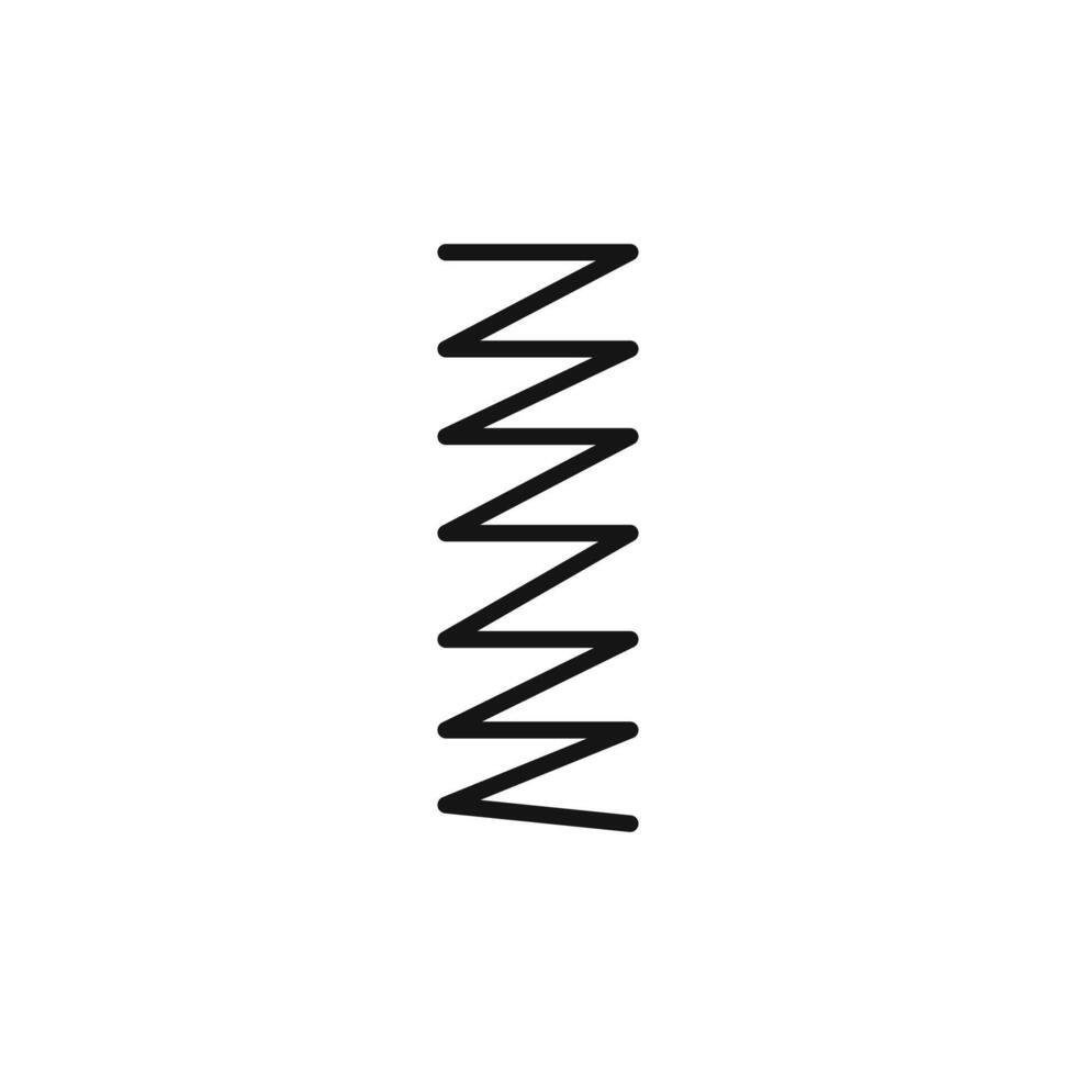 spring logo sign outline vector