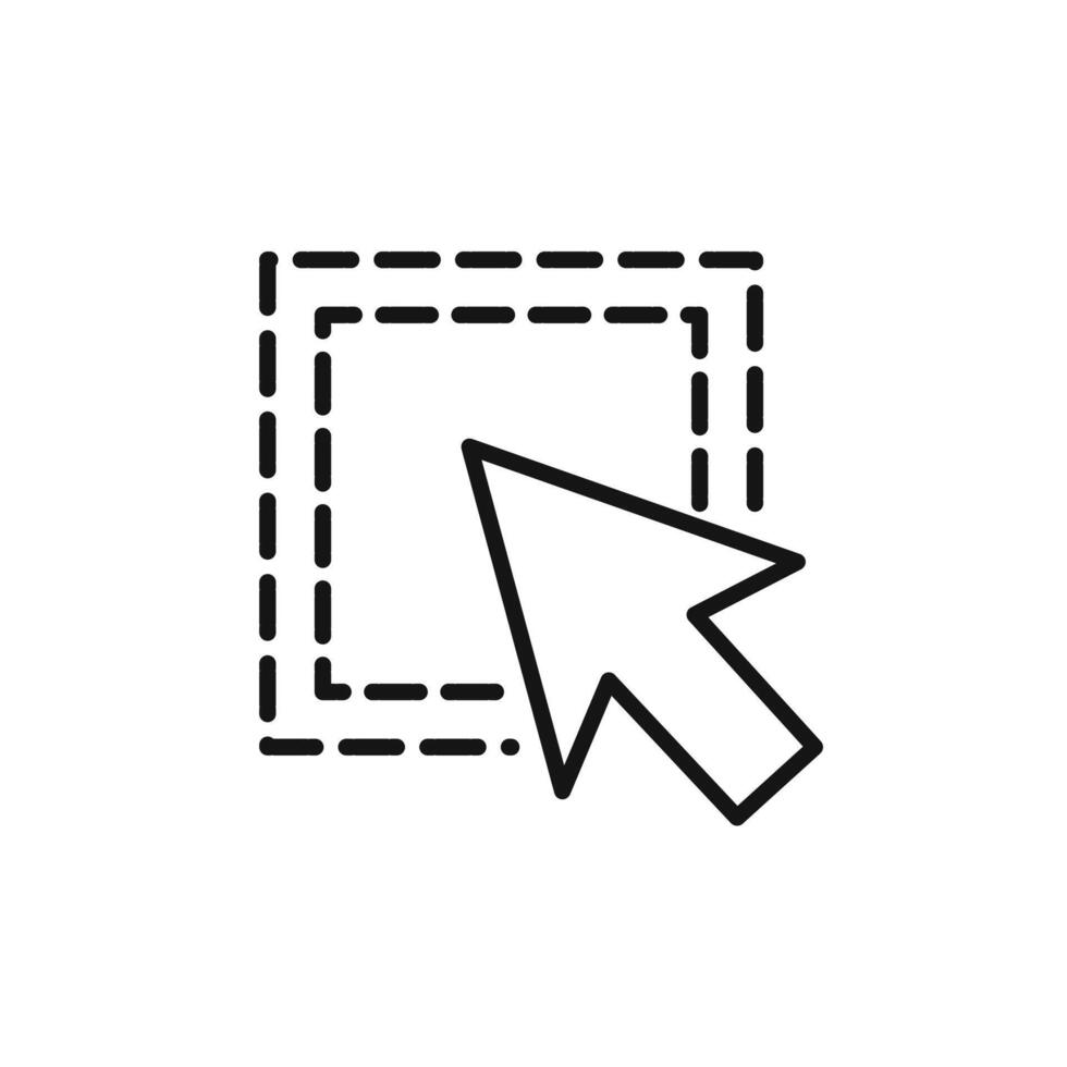 select element logo sign outline vector