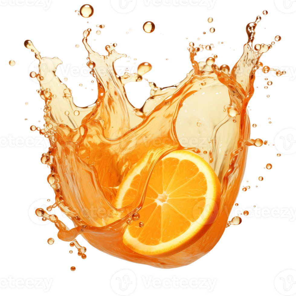 Orange Juice Splash png