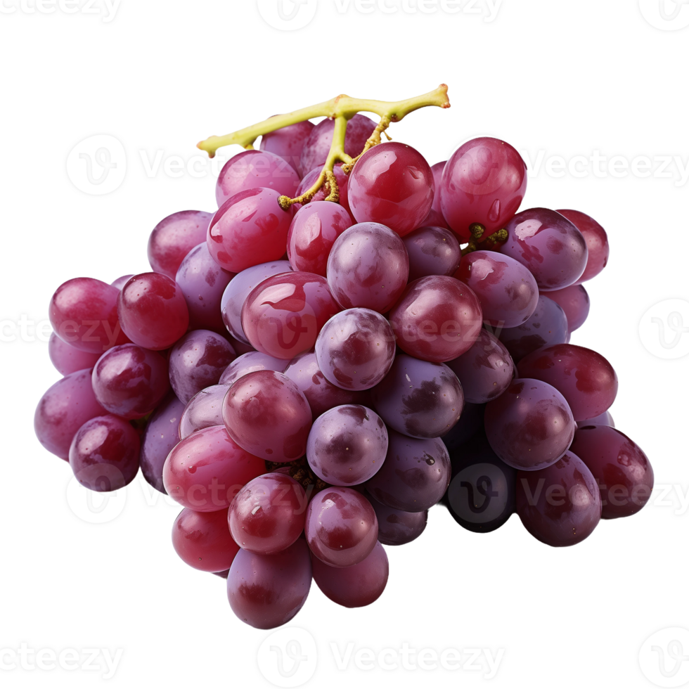 Closeup of Red Grapes png