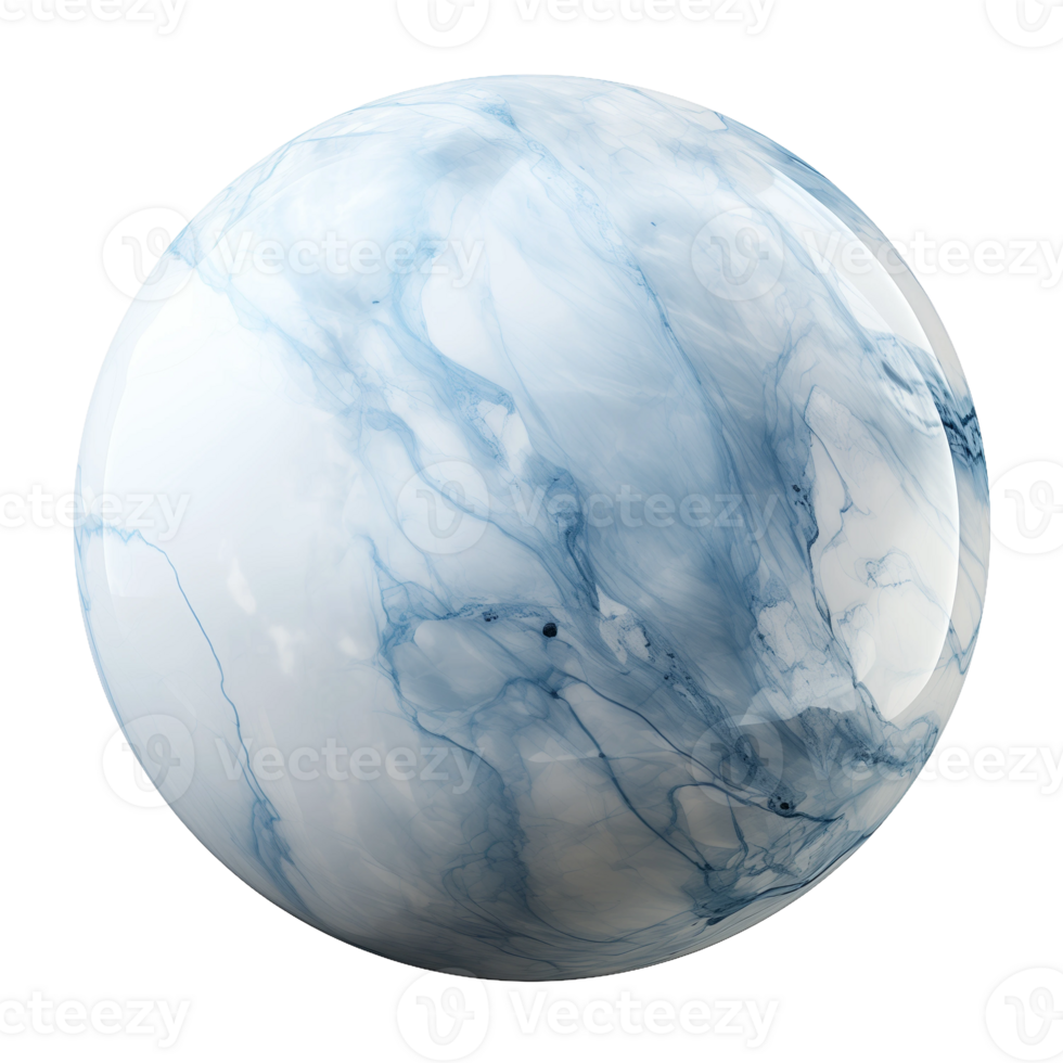 Abstract Marble Sphere png
