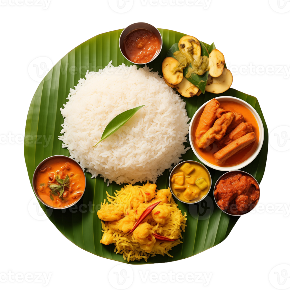 Delicious South Indian Thali png