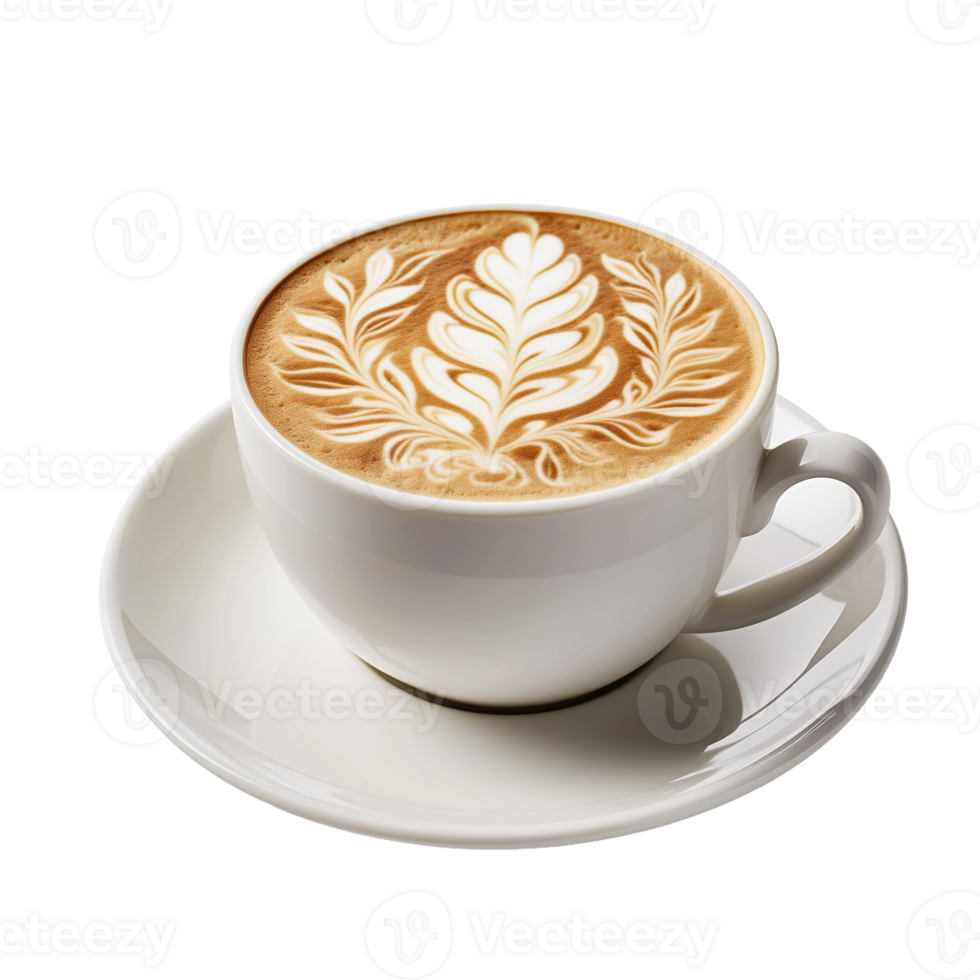 A Cup of Latte Art png