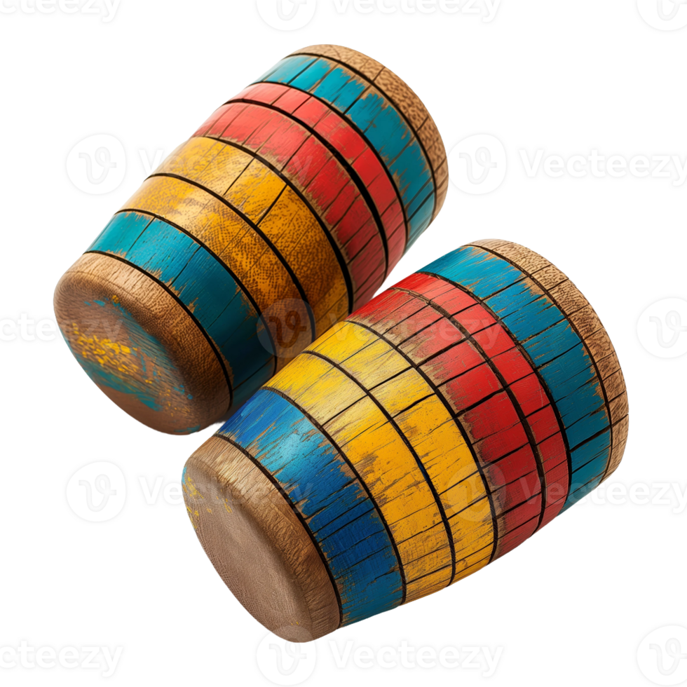 Two Wooden Barrels png