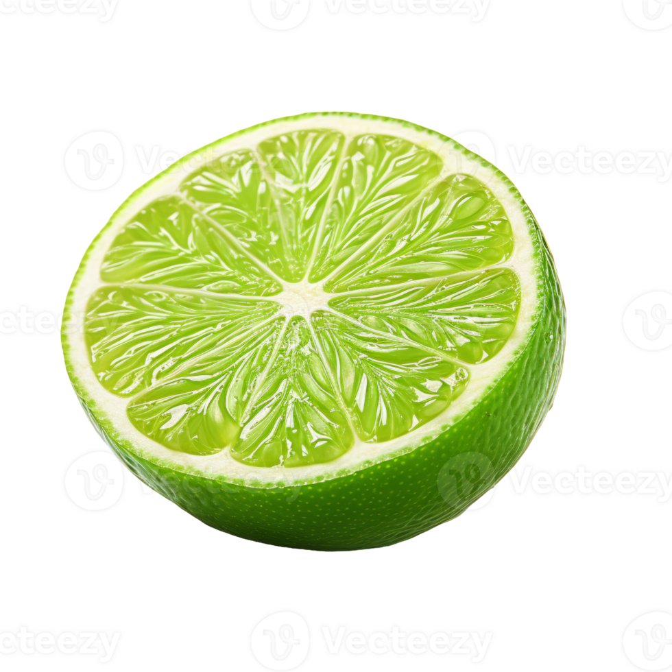 Lime Slice on transparent Background png