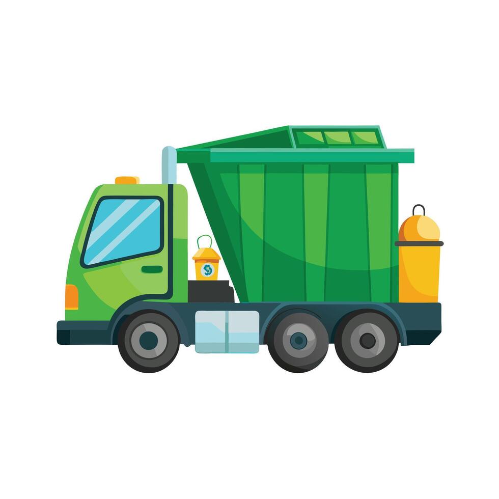 Realistic Truck Illustration vector