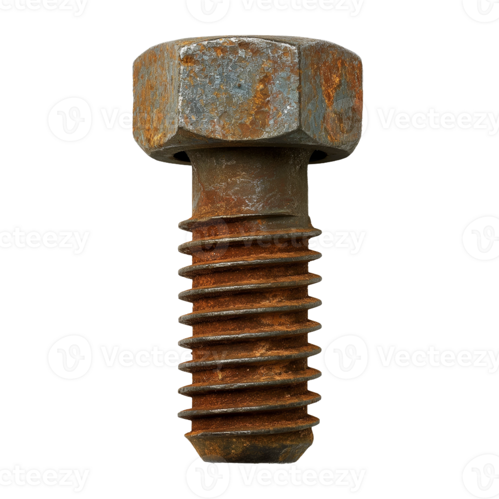 Rusty Bolt Close Up png