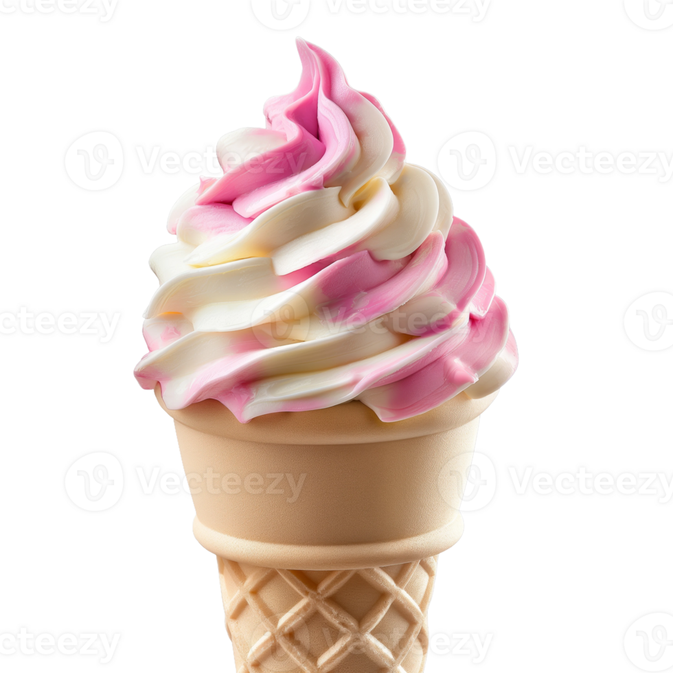 Soft Serve Ice Cream Cone png