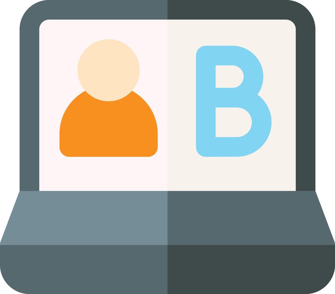 blogger illustration design vector