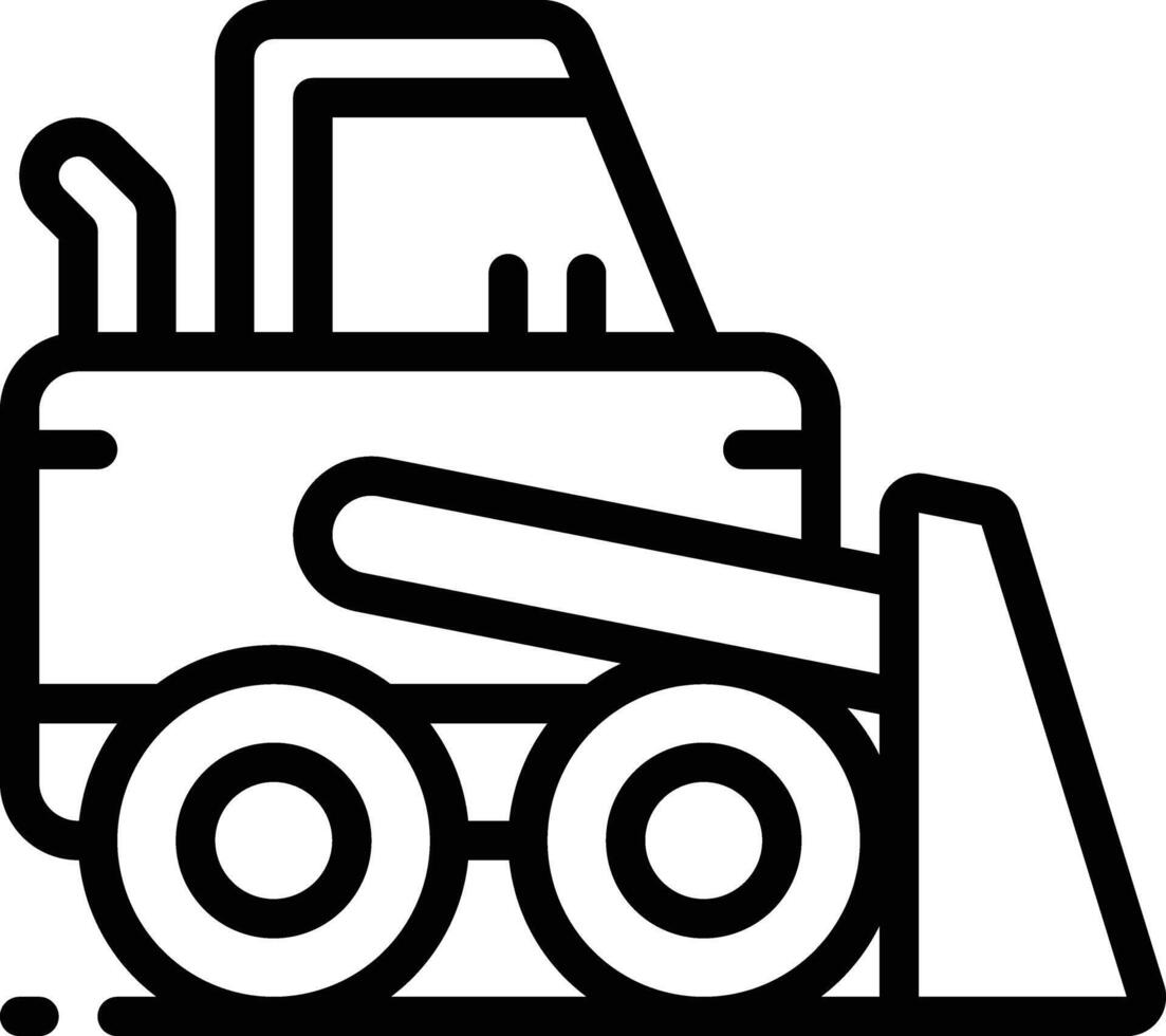bulldozer illustration design vector