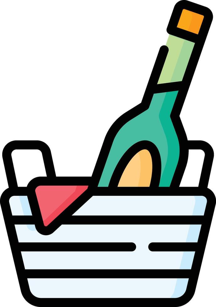 champagne illustration design vector