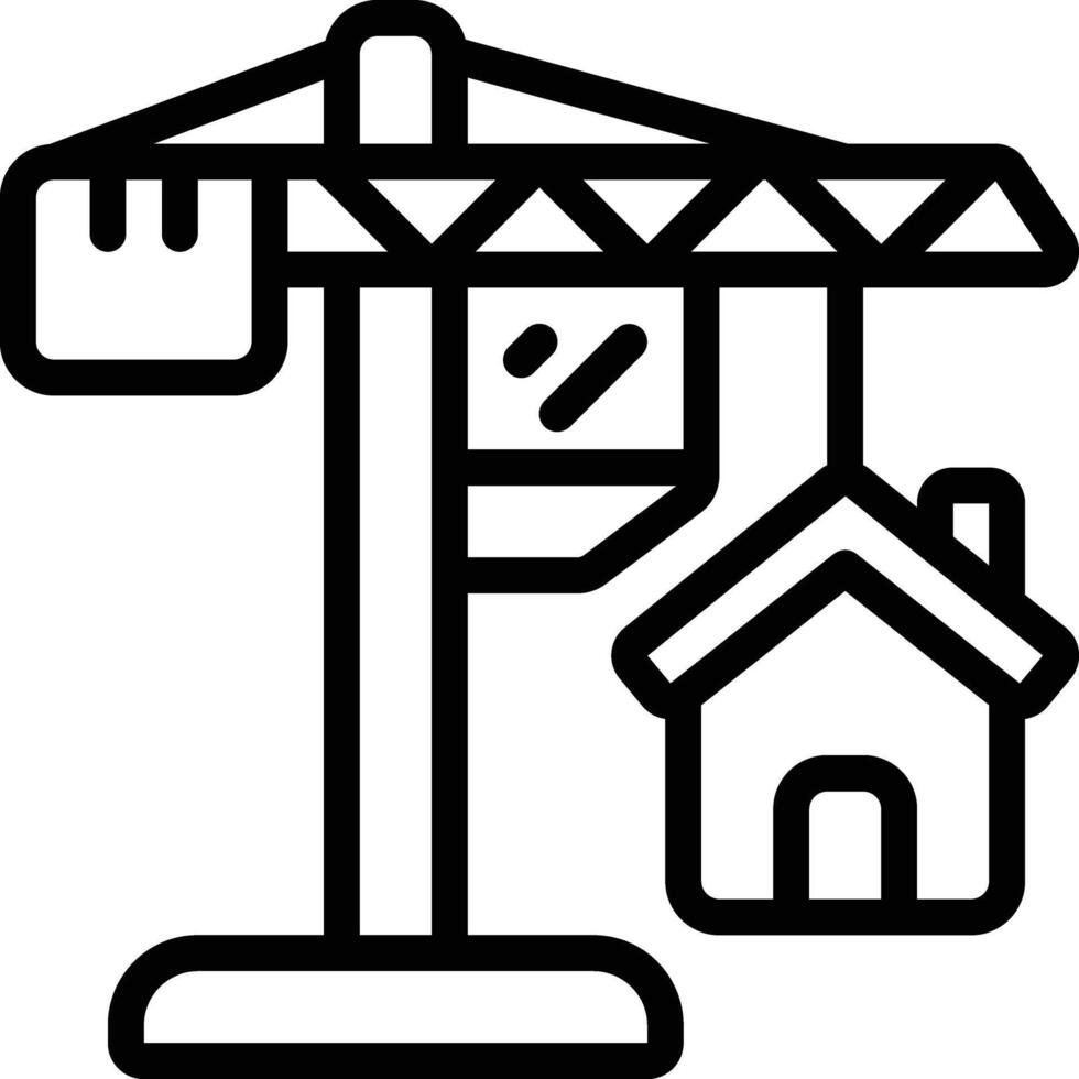 crane illustration design vector