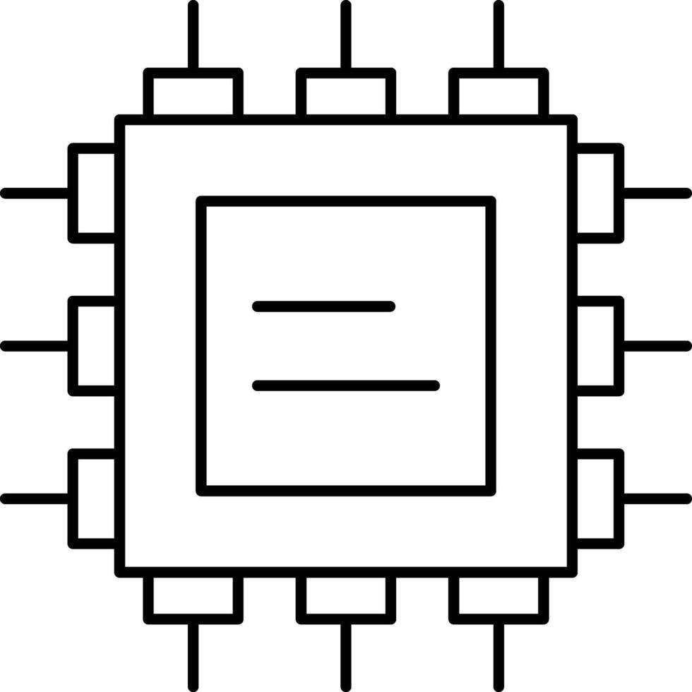 cpu illustration design vector