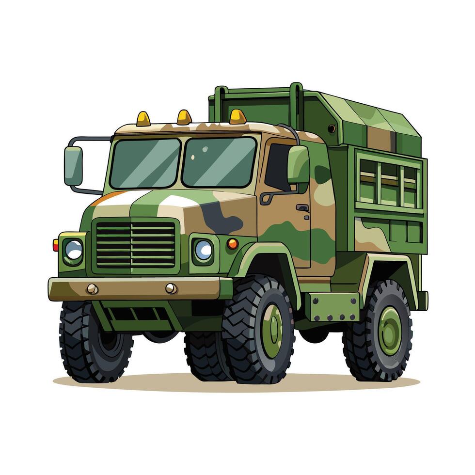 Realistic Truck Illustration vector