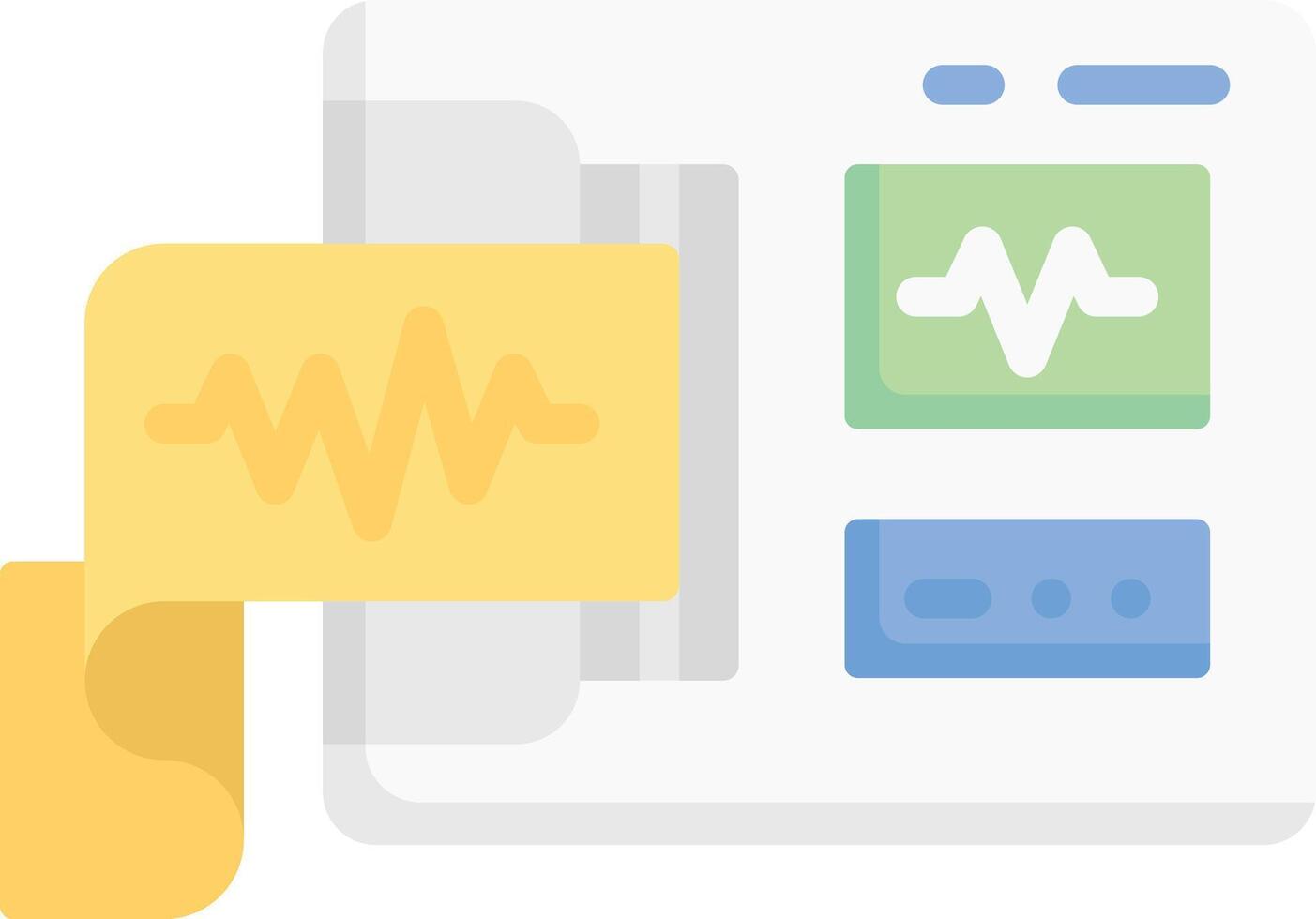 electrocardiogram illustration design vector