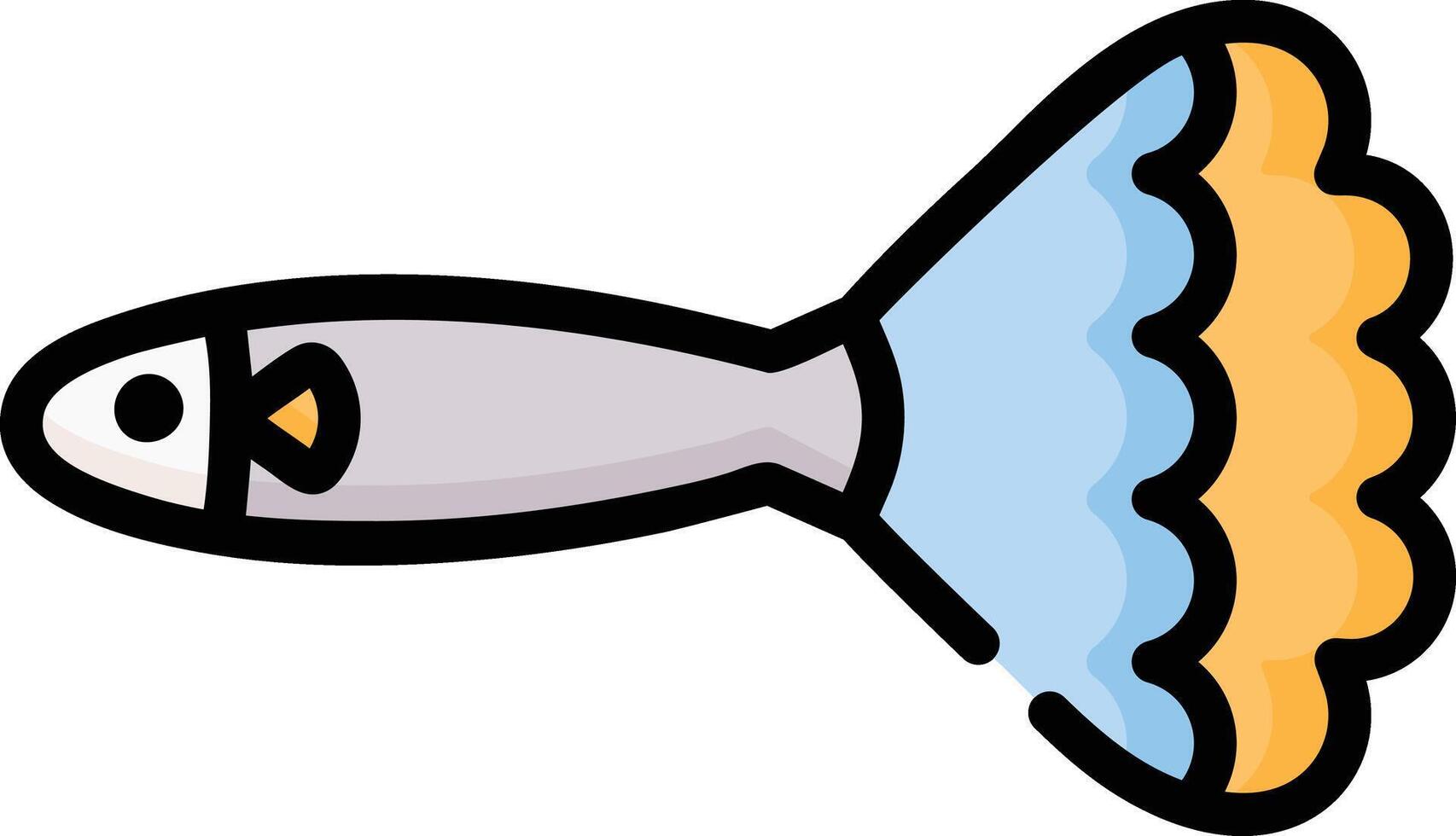 guppy illustration design vector