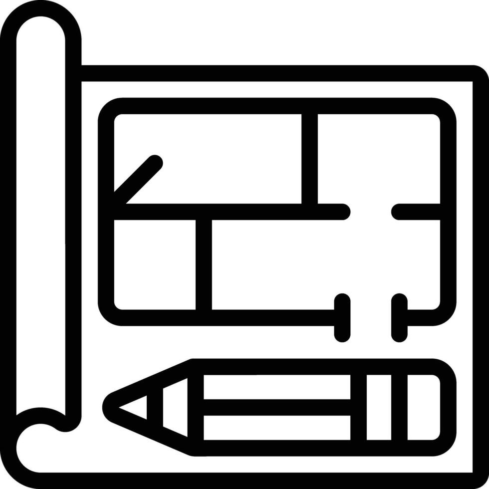 floor plan illustration design vector