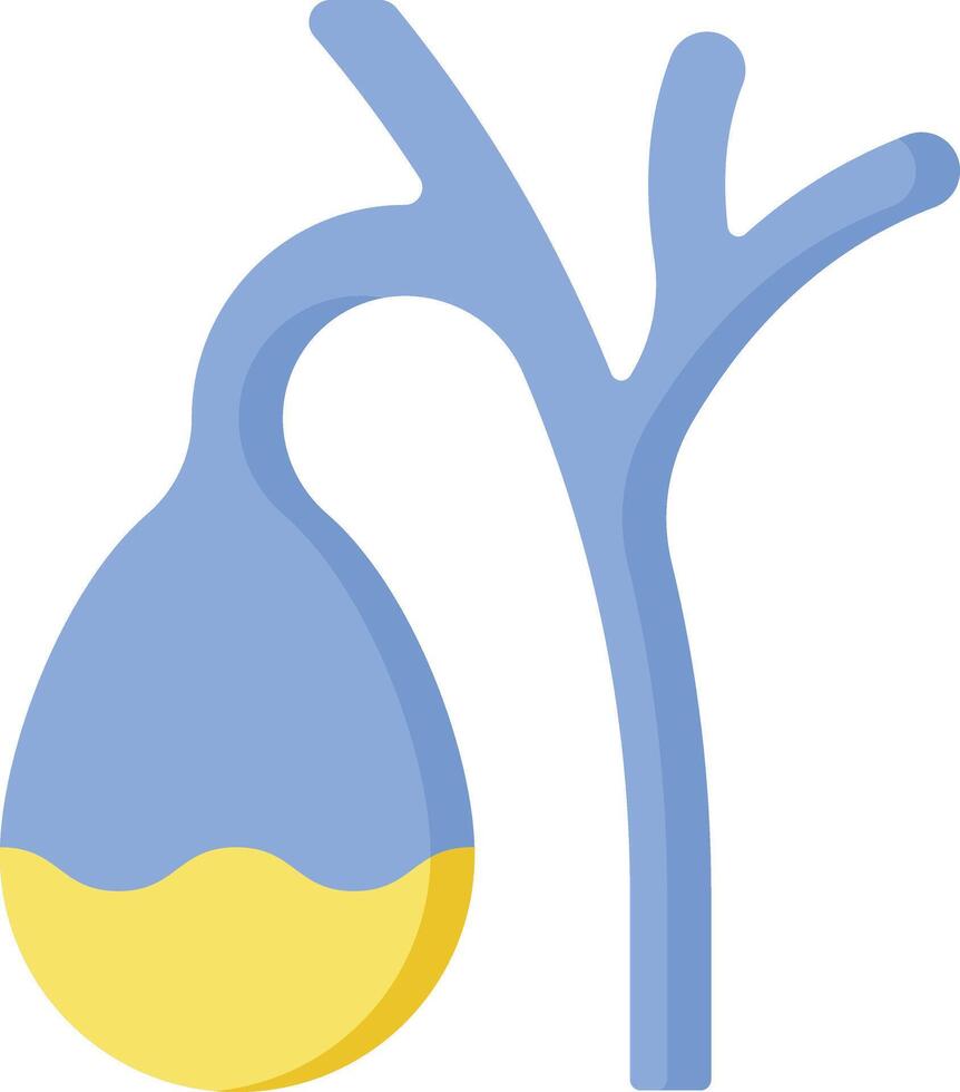 gallbladder illustration design vector