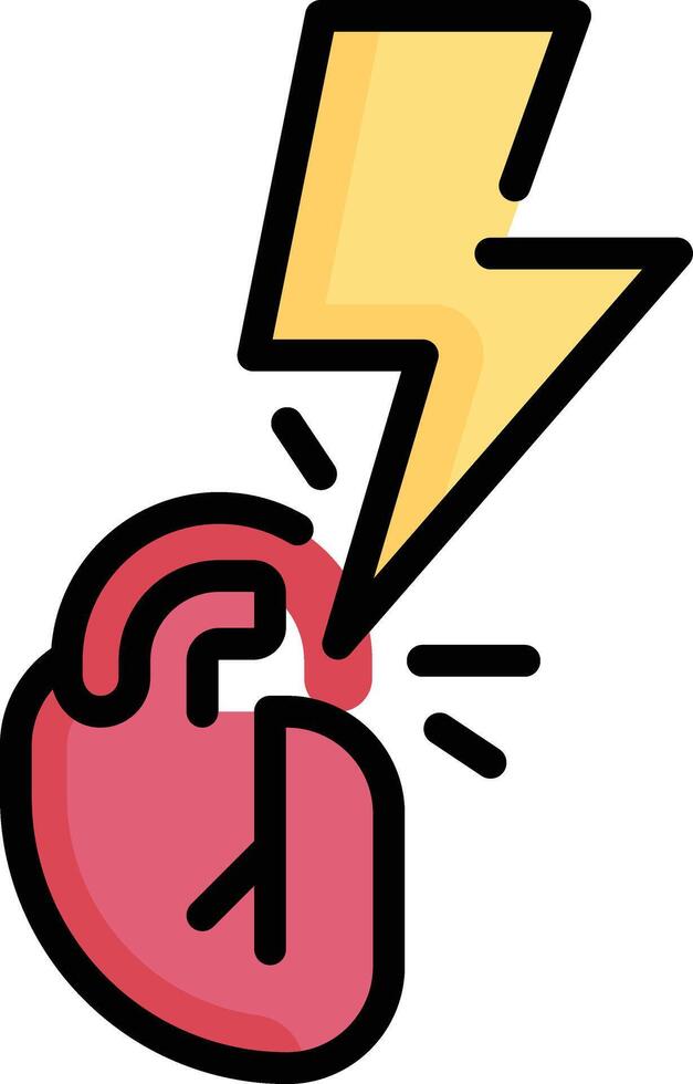 heart attack illustration design vector