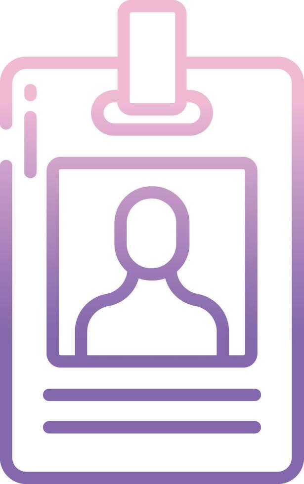 id card illustration design vector