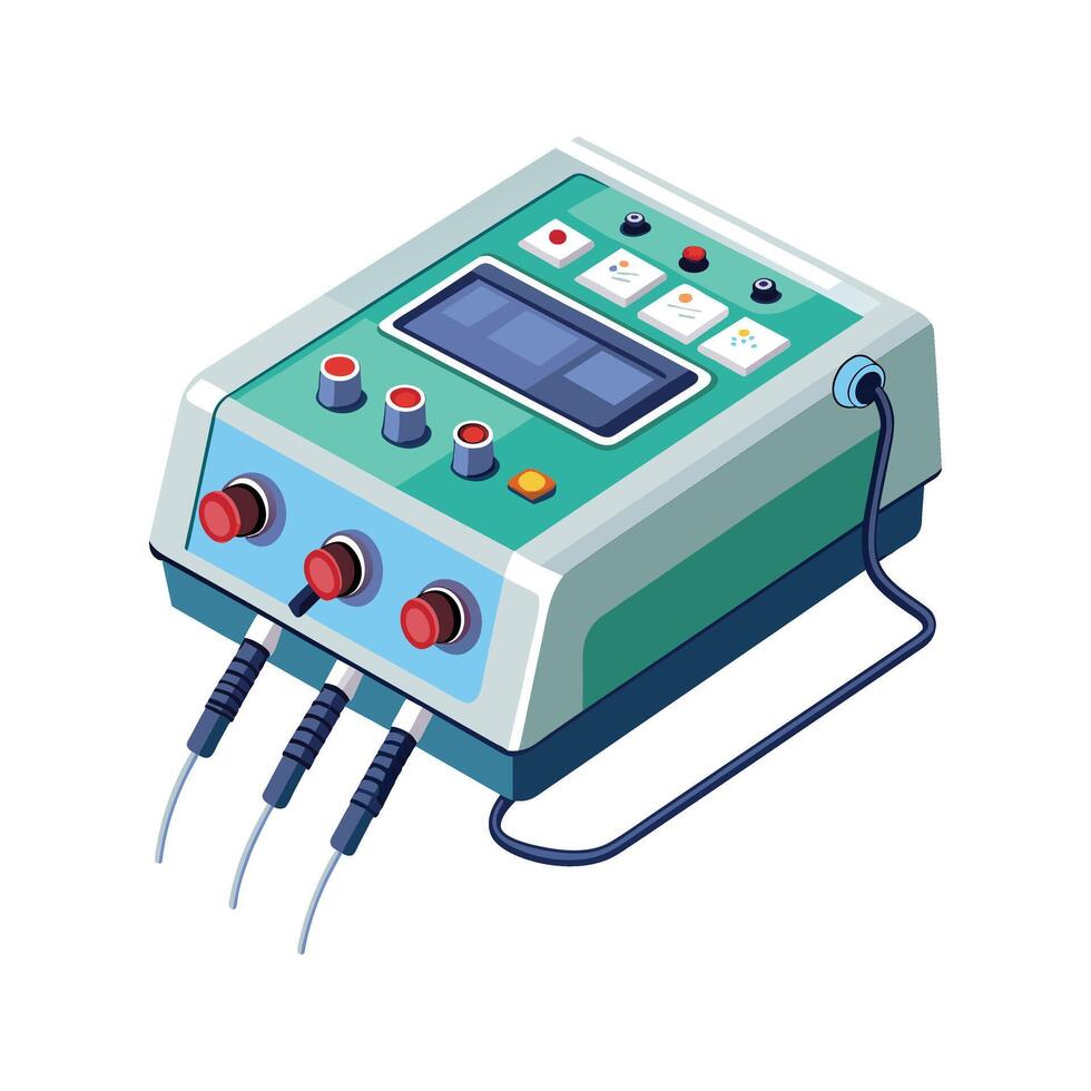 Hospital Equipment Machine illustration vector