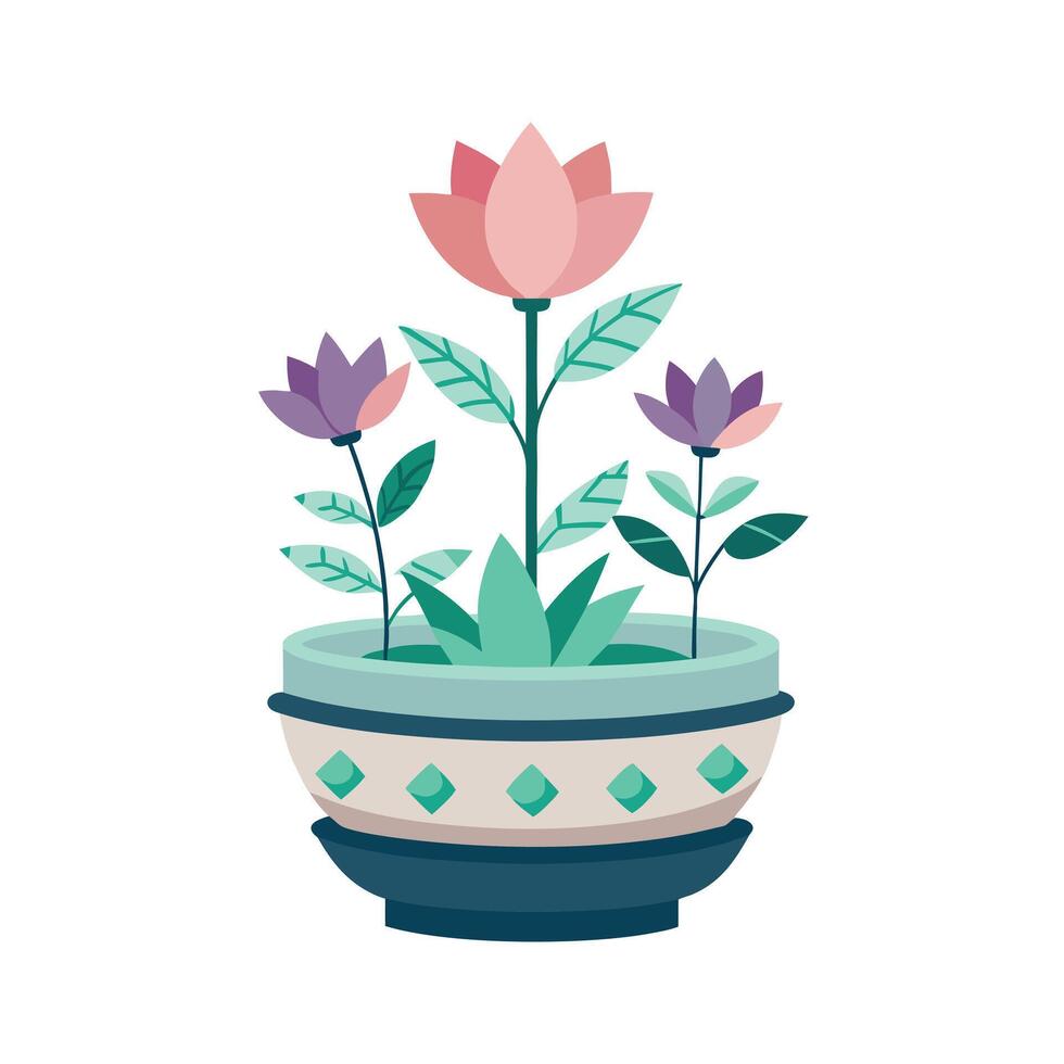 Flowerpot Houseplant Illustration vector