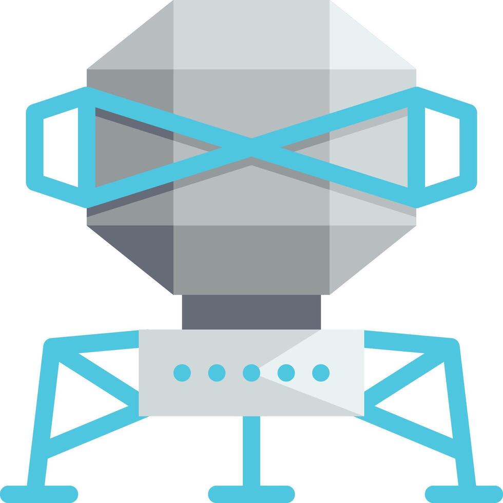 lander illustration design vector