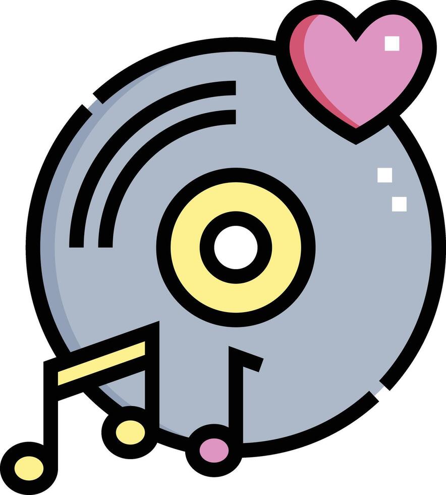 love song illustration design vector