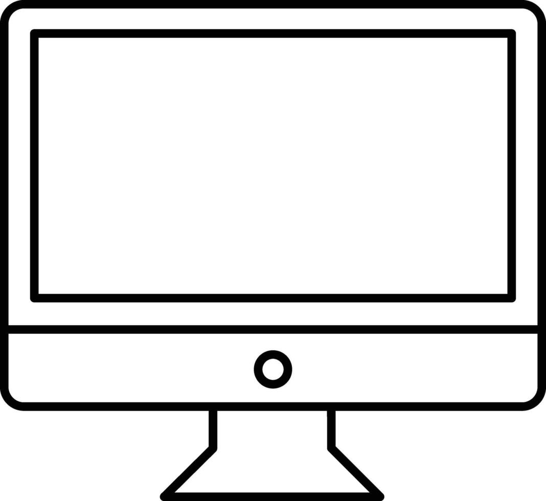 monitor screen illustration design vector