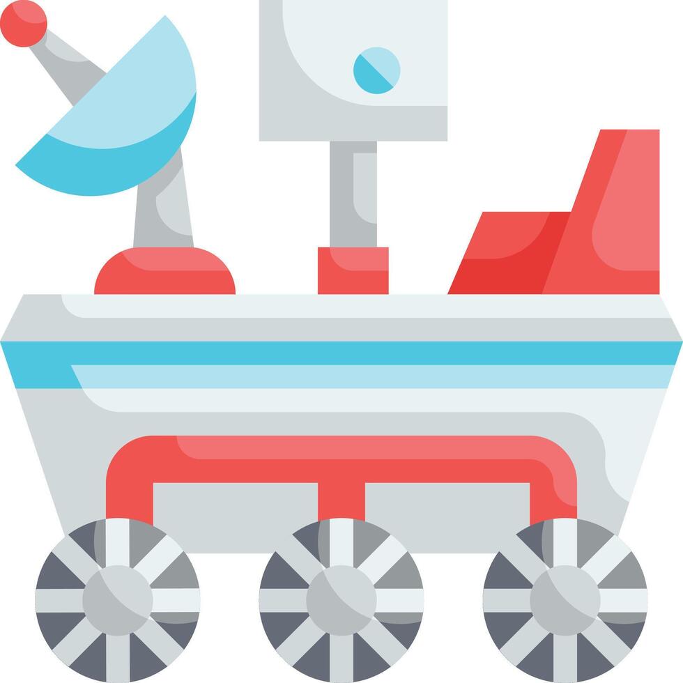 moon rover illustration design vector