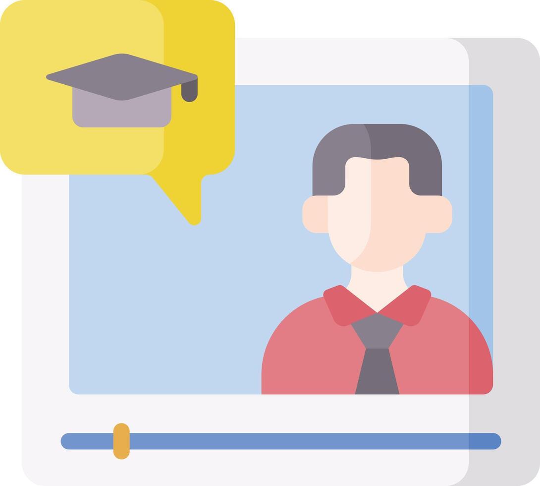 online learning illustration design vector
