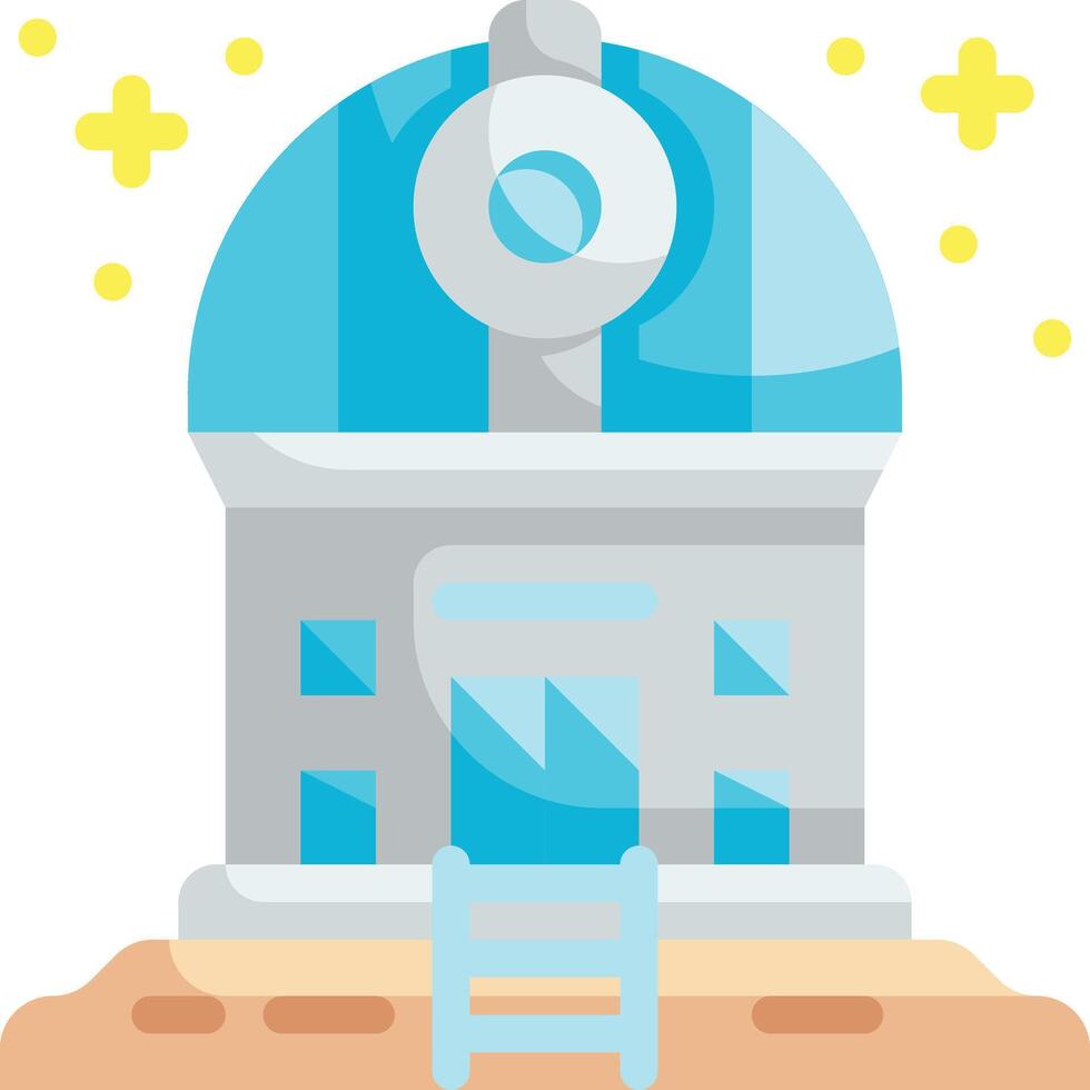 observatory illustration design vector