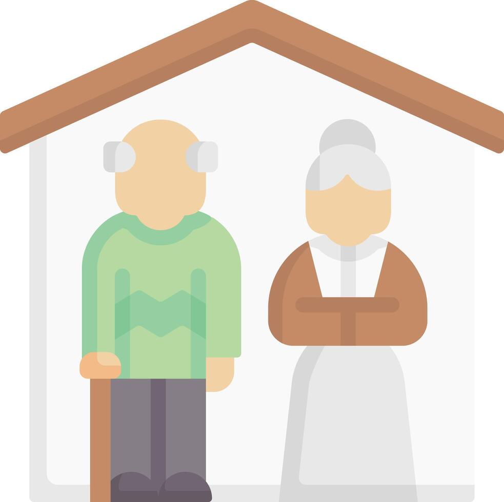 nursing home illustration design vector