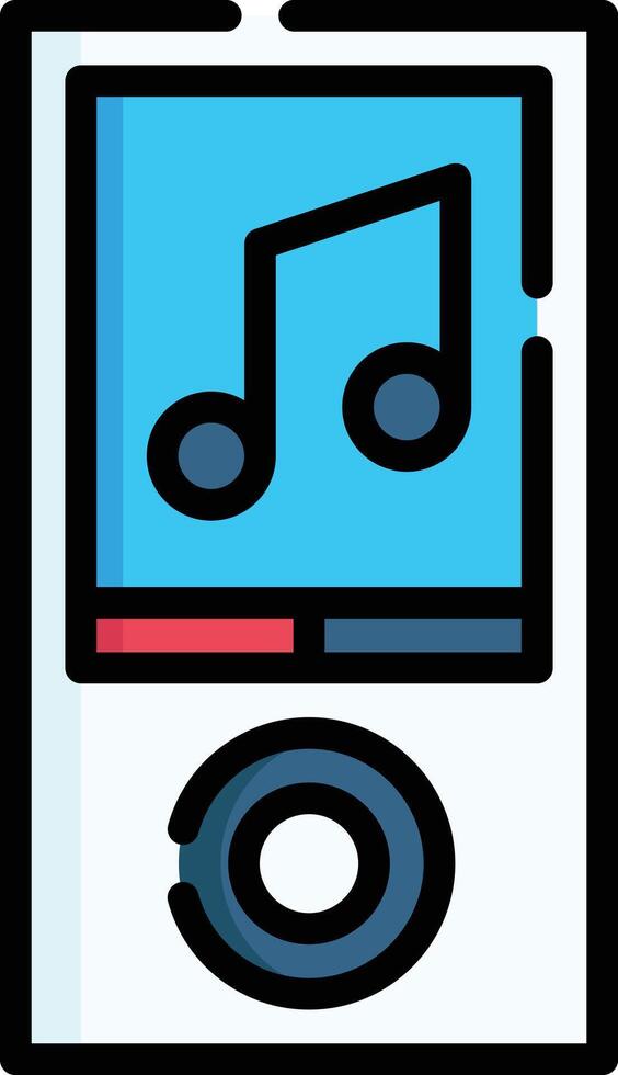 music player illustration design vector