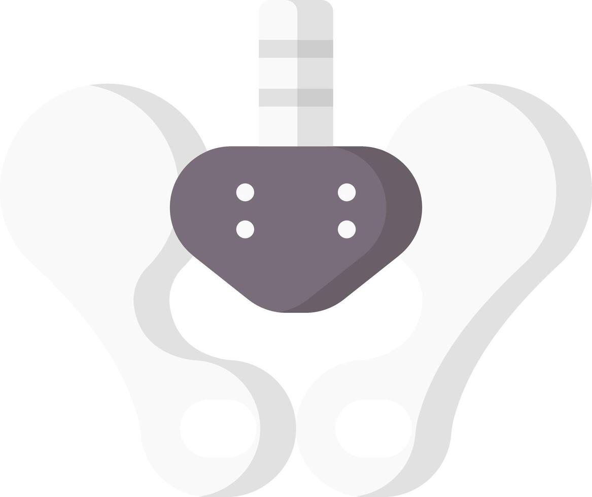 pelvis illustration design vector