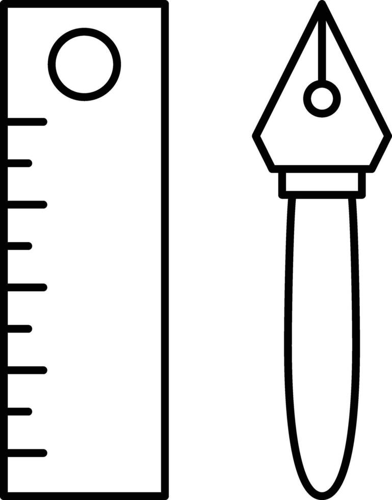 pen illustration design vector