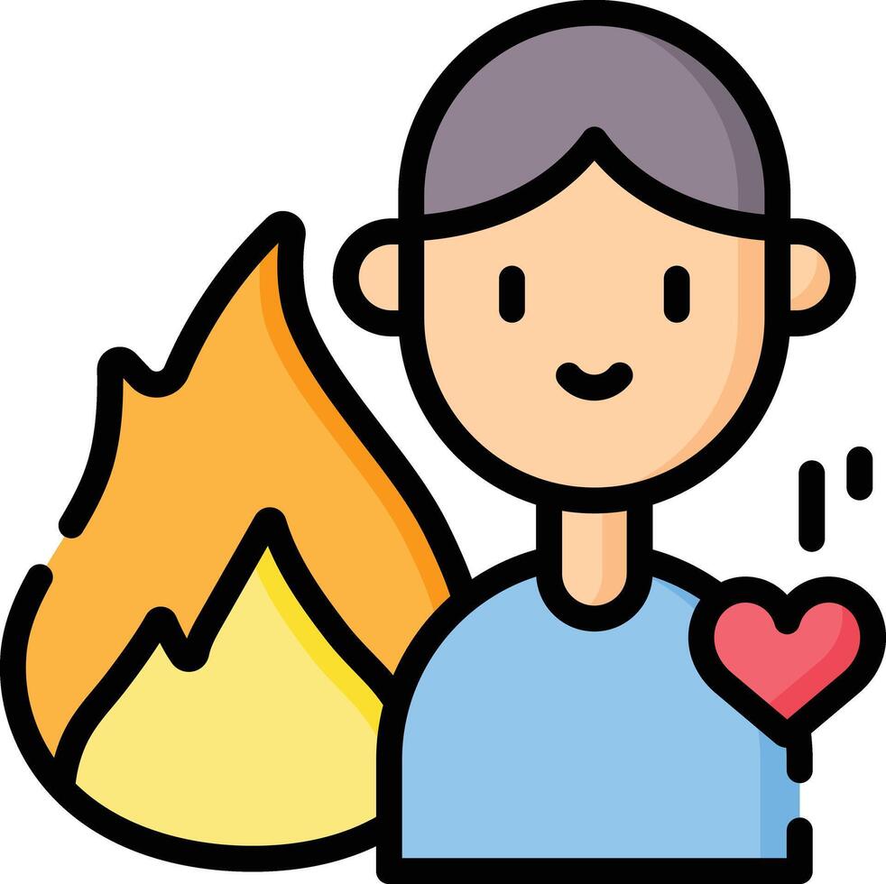 passionate illustration design vector